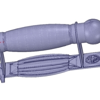 door knob 3D model ready printing and cnc-made - Thumbnail 25