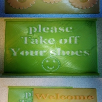 Welcome+Shoes off - Thumbnail 1