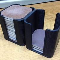 Small Micro-Mesh Sanding Pad Double Holder 3D Printing 25151