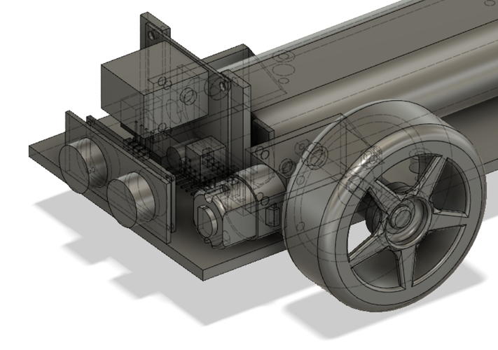 Car Frame 1 (Robot car experimenting) 3D Print 251526