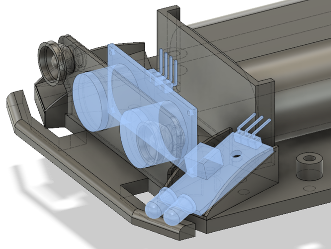 Car Frame 1 (Robot car experimenting) 3D Print 251527