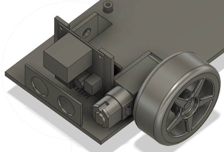 Car Frame 1 (Robot car experimenting) 3D Print 251529