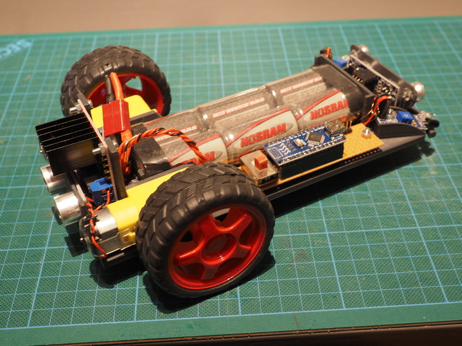 Car Frame 1 (Robot car experimenting) 3D Print 251533