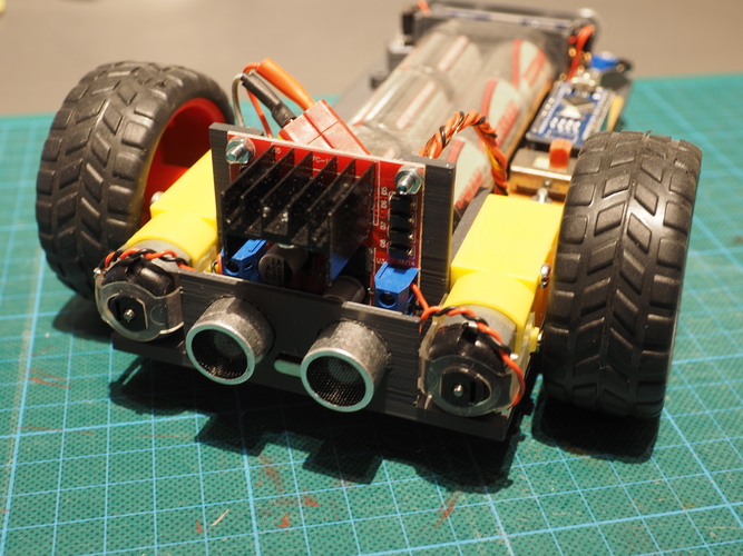 Car Frame 1 (Robot car experimenting) 3D Print 251535