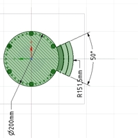 Rotunda arbor terrace for 3D printing and assembly - Thumbnail 3