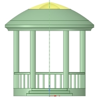 Rotunda arbor terrace for 3D printing and assembly - Thumbnail 7