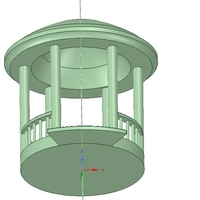 Rotunda arbor terrace for 3D printing and assembly - Thumbnail 8