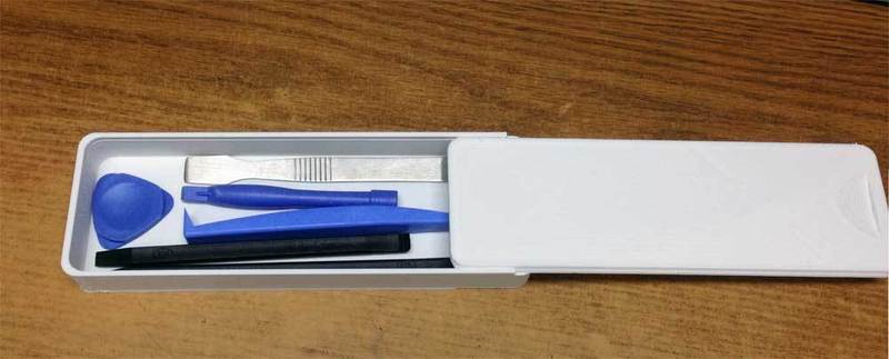 Long sliding top box for case cracking tools 170mm x 56mm x 20mm