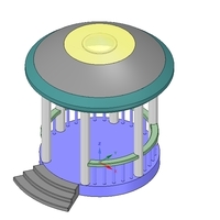 Rotunda arbor terrace for 3D printing and assembly - Thumbnail 13