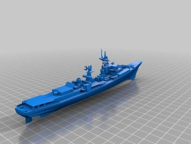 War Battle Ship Kanin Class Destroyer 3D Print 251788