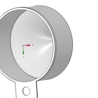 funnel with large waste protection 3d-print model  - Thumbnail 6