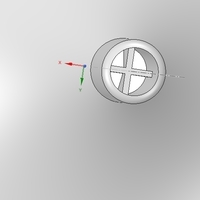 funnel with large waste protection 3d-print model  - Thumbnail 10