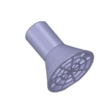 Professional funnel with waste protection 3d-print model  - Thumbnail 1