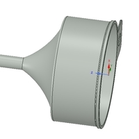 Professional funnel with waste protection 3d-print model  - Thumbnail 6