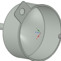 Professional funnel with waste protection 3d-print model  - Thumbnail 14