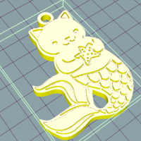 Small Cute Mermaid 3D Printing 251923