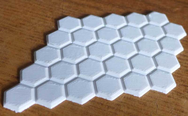 Just a grid of hexagons