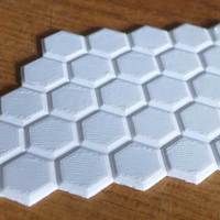 Small Just a grid of hexagons 3D Printing 25195