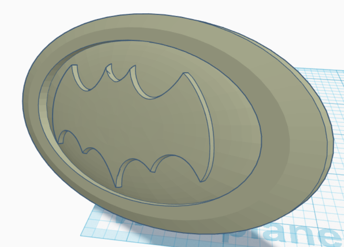 Batman Car badge 3D Print 251995