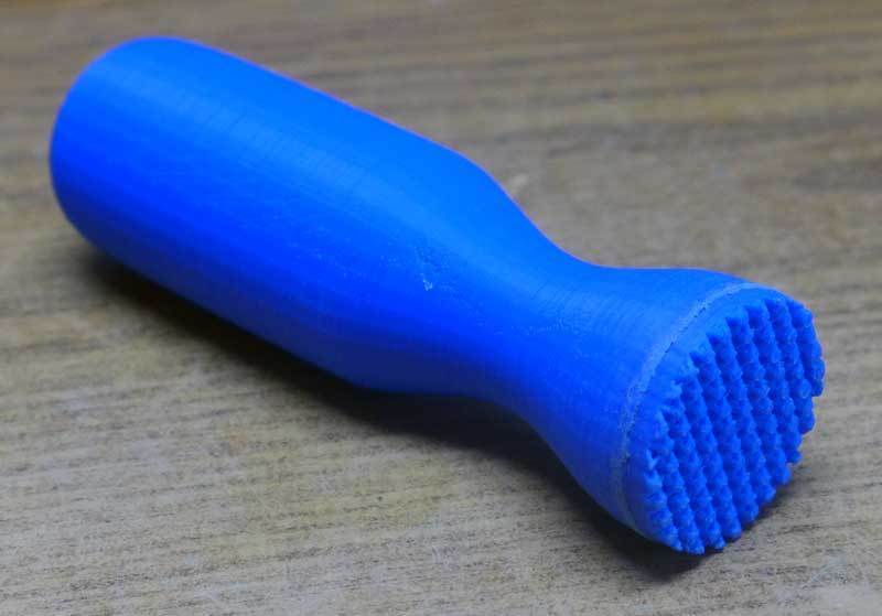 Rubber foot installation tool