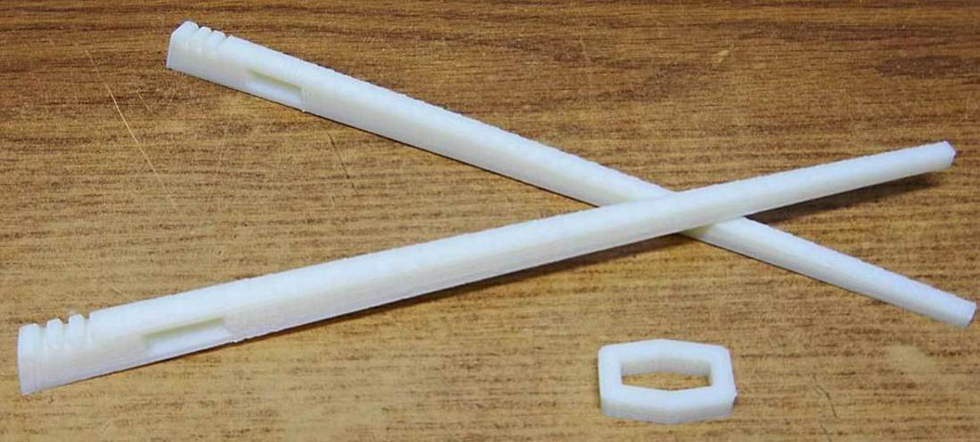High Tech Chopsticks with ring to hold them together. 3D Print 25207