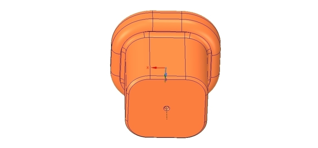 custom-made furniture handle knob 3d-print w bear 3D Print 252147