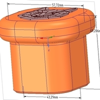 custom-made furniture handle knob 3d-print w bear - Thumbnail 12