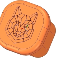 custom-made furniture handle knob 3d-print w bear - Thumbnail 14
