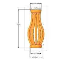 custom-made baluster pillar stairs handle 3d-print cnc - Thumbnail 7