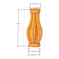 custom-made baluster pillar stairs handle 3d-print cnc - Thumbnail 8