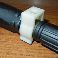 Small Small LED Flashlight clip mount 3D Printing 25221