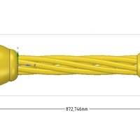 custom-made baluster pillar stairs handle 3d-print cnc - Thumbnail 2