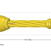 custom-made baluster pillar stairs handle 3d-print cnc - Thumbnail 3