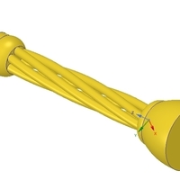 custom-made baluster pillar stairs handle 3d-print cnc - Thumbnail 10