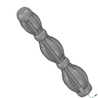 custom-made baluster pillar stairs handle 3d-print cnc Star Wars - Thumbnail 2