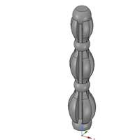 custom-made baluster pillar stairs handle 3d-print cnc Star Wars - Thumbnail 18