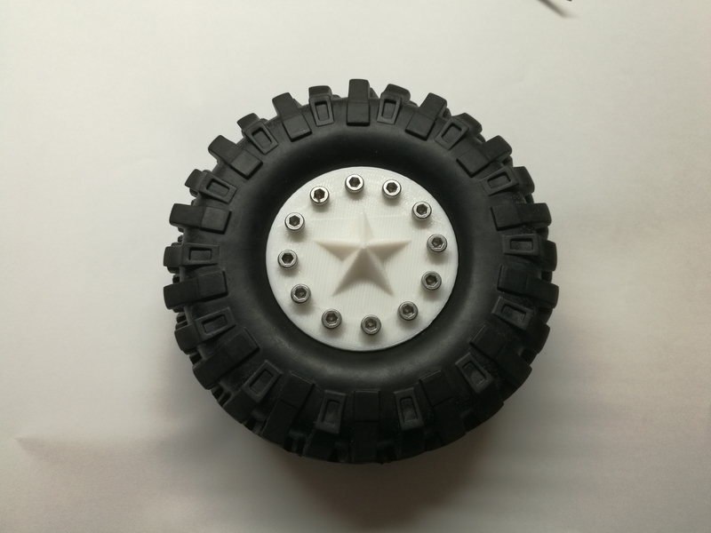 1.9 inches wheel hub of 1/10 rc 