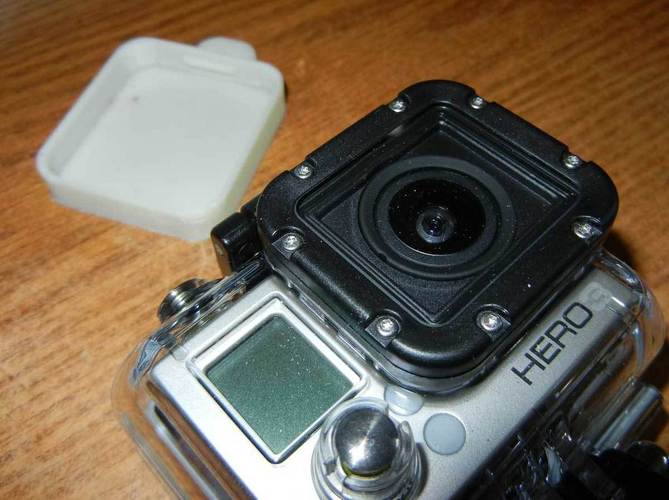 GoPro Hero3 lens cover 3D Print 25236