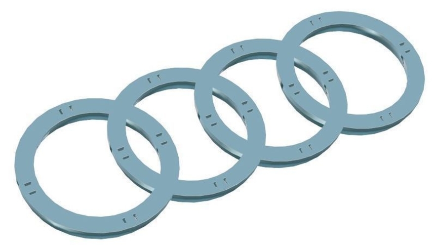 Logo Audi 3D Print 252370