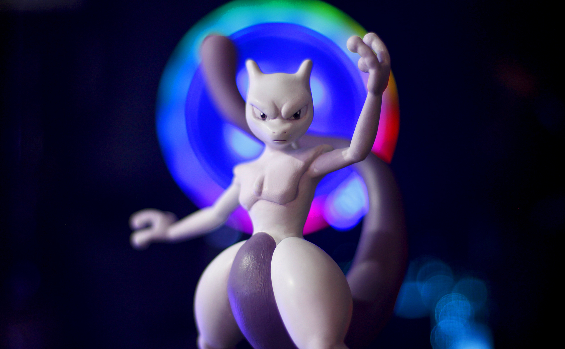 MEW AND MEWTWO POKEMON 3D model 3D printable