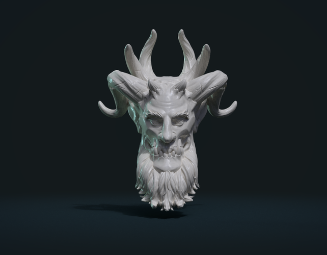 Demon Head 3D Print 252448