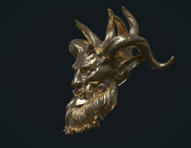 Demon Head 3D Print 252449