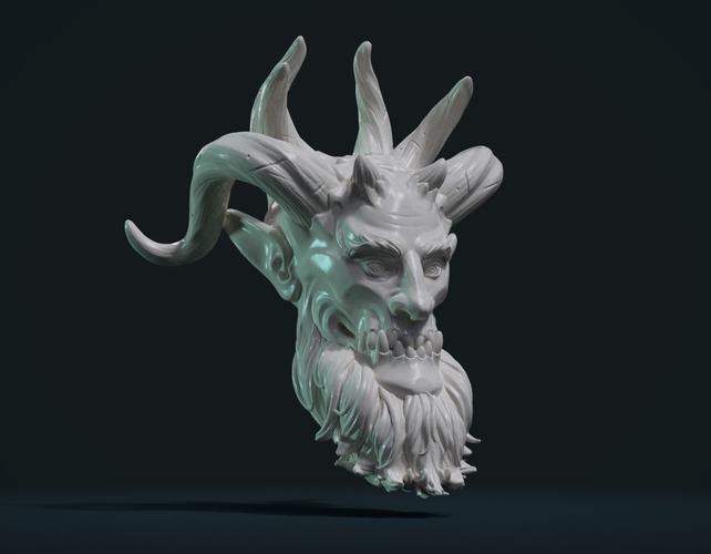 Demon Head 3D Print 252450