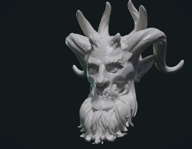Demon Head 3D Print 252451