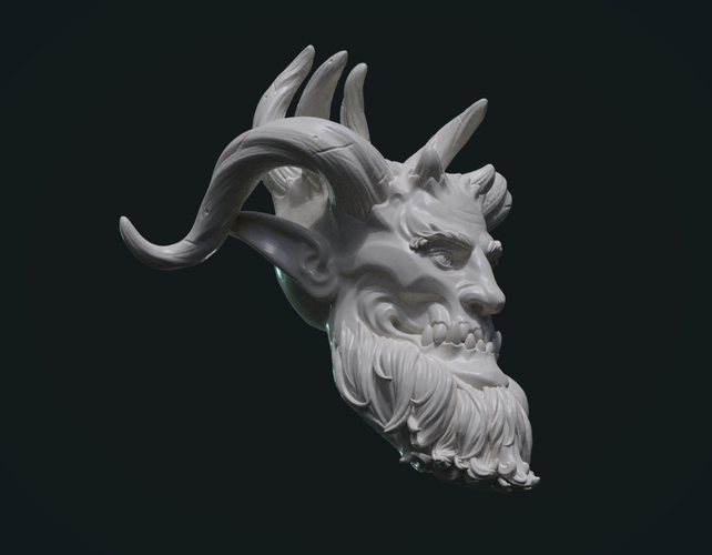 Demon Head 3D Print 252452