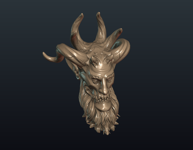 Demon Head 3D Print 252454