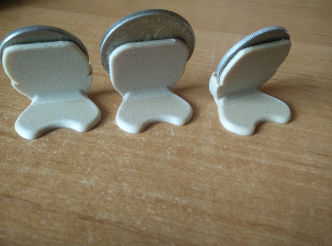 Coin holder diameter 27, 30 and 35 mm 3D Print 252467