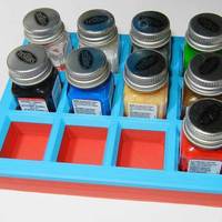 Small Testors paint bottle holder 3D Printing 25260