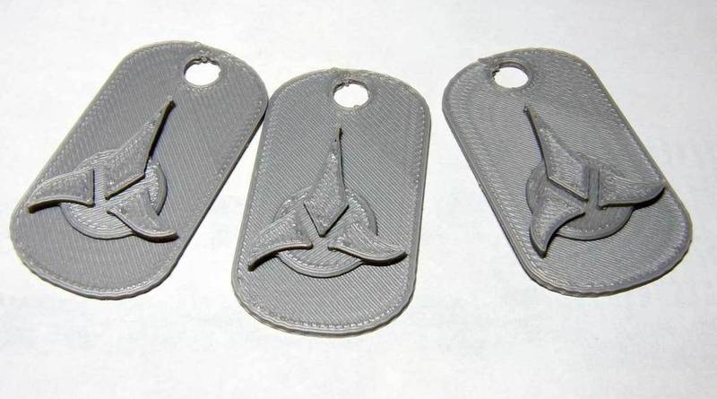 Klingon Dog tags 2