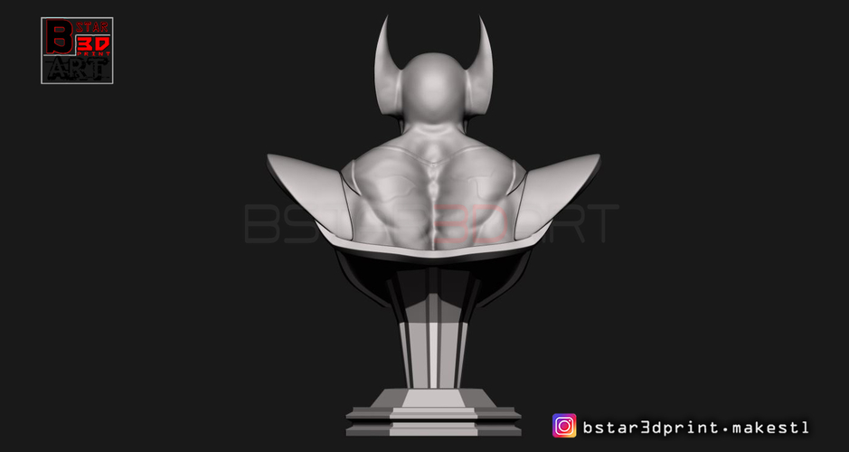 Wolverine Bust - X men - from Marvel 3D Print 252625